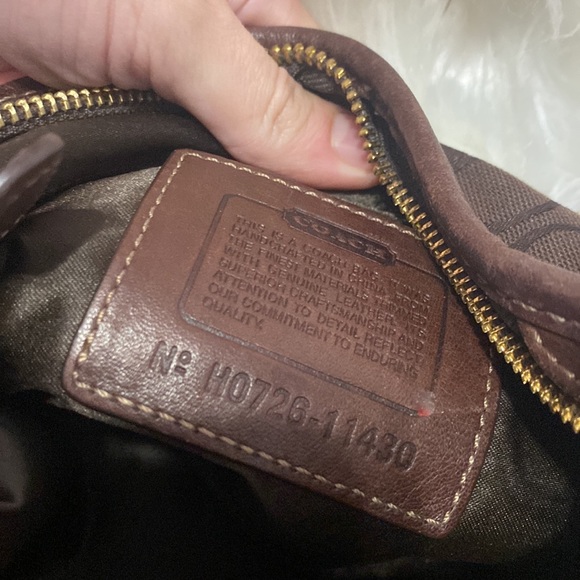 Coach brown bag with satchel authentic - Picture 5 of 6
